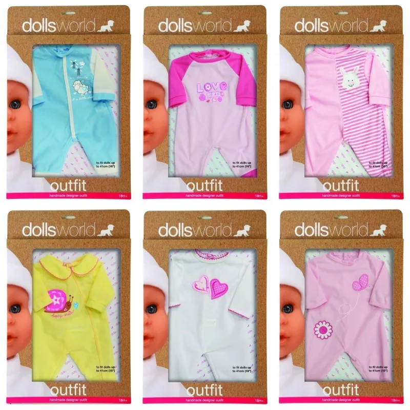 UBRANKO DLA LALEK DELUXE 41 CM DOLLS WORLD - Dolls World