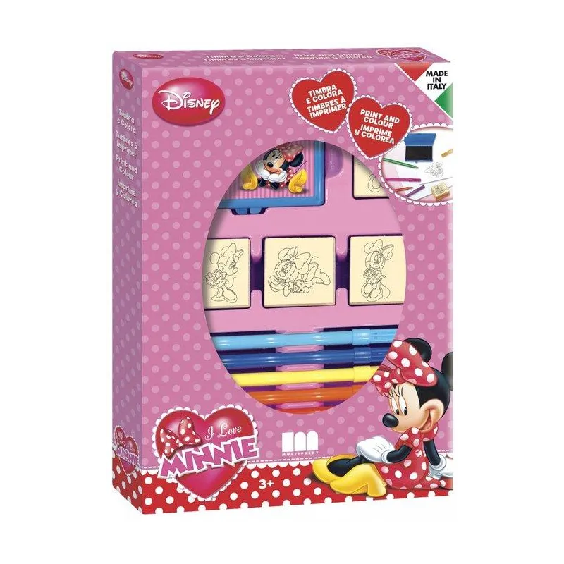MYSZKA MINNIE ZESTAW KREATYWNY 3+ - Multiprint