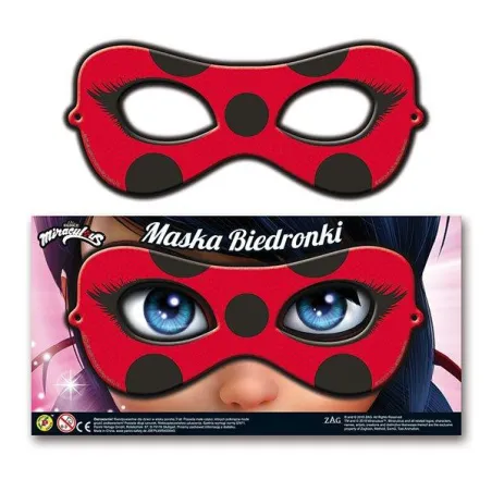 MASKA NA OCZY MIRACULOUS BIEDRONKA I CZARNY KOT - Panini