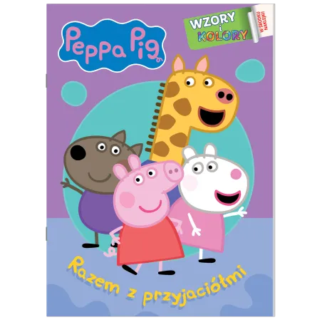 Świnka Peppa. Razem Z Przyjaciółmi. Wzory I Kolory. Książeczka Z Naklejkami