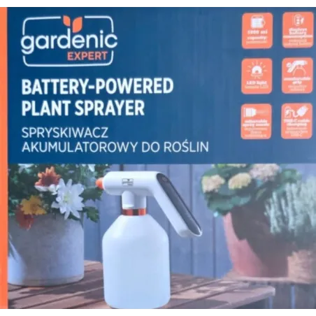 Opryskiwacz Akumulatorowy Gardenic 1 L Do Ogrodu Domu I Balkonu