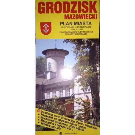 GRODZISK MAZOWIECKI PLAN MIASTA 1 : 11 400 - Regraf
