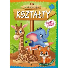 MINIKALIGRAFIA. KSZTAŁTY. ZESZYT Z ROWKAMI DO PISANIA