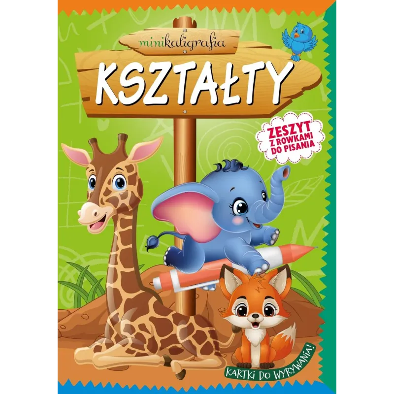MINIKALIGRAFIA. KSZTAŁTY. ZESZYT Z ROWKAMI DO PISANIA