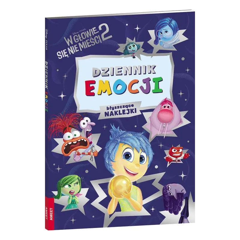 DISNEY W GŁOWIE SIĘ NIE MIEŚCI. DZIENNIK EMOCJI Z BŁYSZCZĄCYMI NAKLEJKAMI