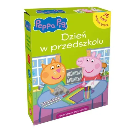 Świnka Peppa. Dzień W Przedszkolu. 26 Kart Edukacyjnych