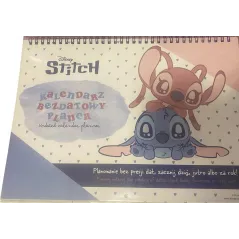 DISNEY STITCH. KALENDARZ BEZDATOWY PLANER