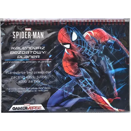 Marvel Spider-Man. Kalendarz Bezdatowy Planer