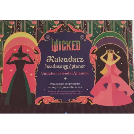 WICKED KALENDARZ BEZDATOWY PLANER