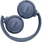 Słuchawki Nauszne Bezprzewodowe Jbl Tune 520Bt Niebieskie Bluetooth Pure Bass