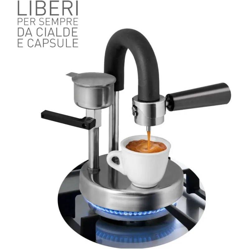 KAMIRA ESPRESSO KAWIARKA EKSPRES DO KAWY NA KUCHENKĘ INDUKCJA GAZ KEMPING