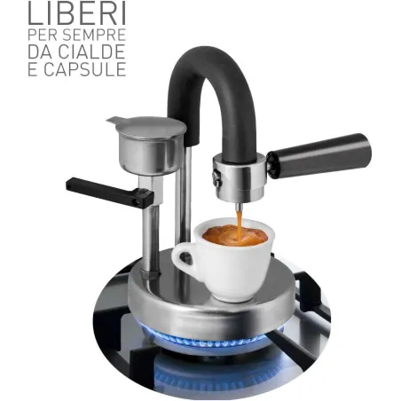 KAMIRA ESPRESSO KAWIARKA EKSPRES DO KAWY NA KUCHENKĘ INDUKCJA GAZ KEMPING