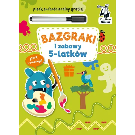 Bazgraki i zabawy 5latków. Kapitan Nauka. Bazgraki Katarzyna Szumska