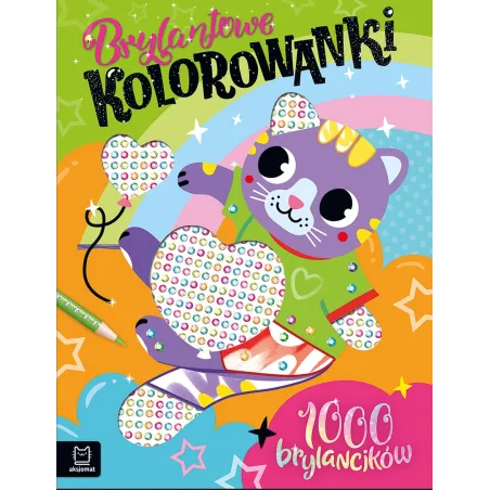 Brylantowe Kolorowanki Z Kotkiem. 1000 Brylancików