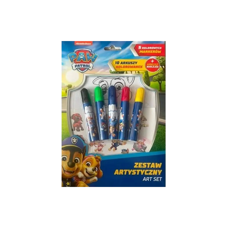 PSI PATROL. ZESTAW ARTYSTYCZNY 3+