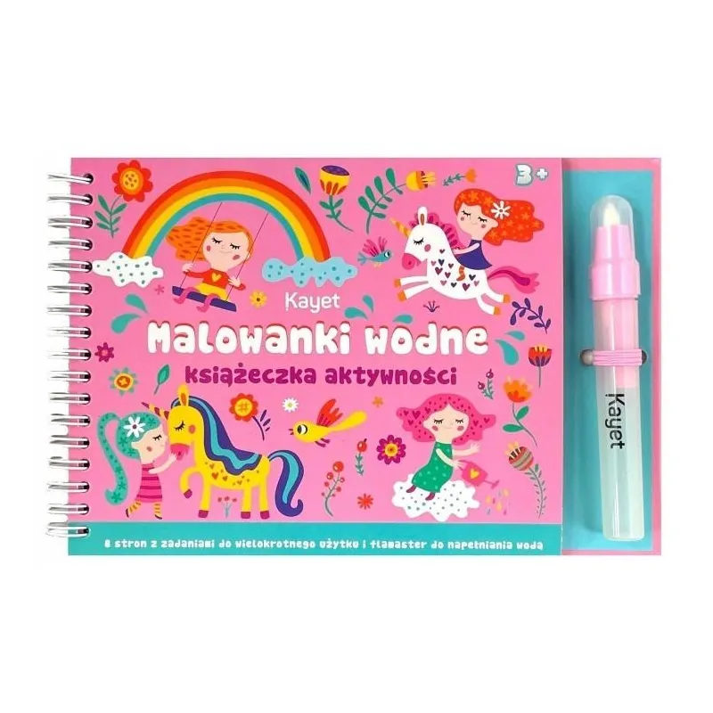KOLOROWANKA WODNA MALOWANIE WODĄ Z PISAKIEM 3+
