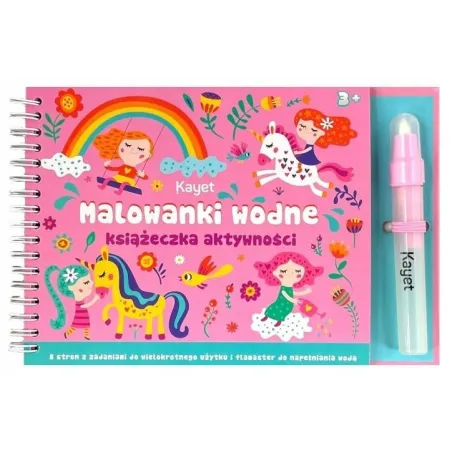 Kolorowanka Wodna Malowanie Wodą Z Pisakiem 3+