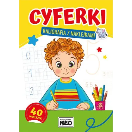 Cyferki. Kaligrafia Z Naklejkami