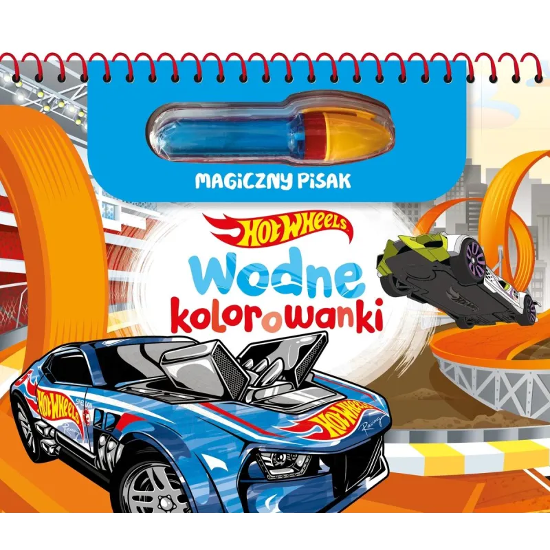 HOT WHEELS. KOLOROWANKI WODNE I MAGICZNY PISAK