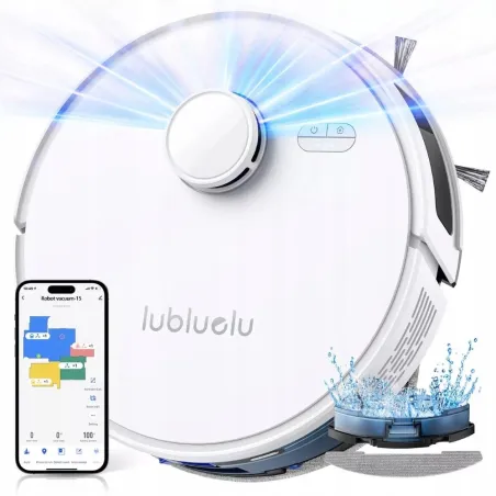 ODKURZACZ LUBLUELU L15 ROBOT ODKURZAJĄCY I MOPUJĄCY 3W1 5000 PA