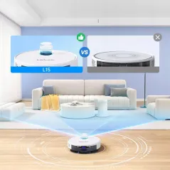ODKURZACZ LUBLUELU L15 ROBOT ODKURZAJĄCY I MOPUJĄCY 3W1 5000 PA