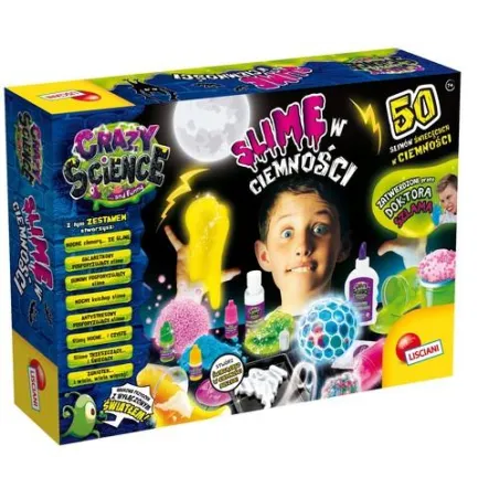 CRAZY SCIENCE SLIME W CIEMNOŚCI LISCIANI 8+ II GATUNEK