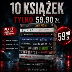 10 KSIĄŻEK W CENIE 1 PAKA KSIĄŻKOMANIAKA POLSCY AUTORZY | ZBRODNIA, SPISEK, TAJEMNICA I SENSACJA