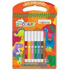 Z DINUSIAMI ZA PAN BRAT. LUBIĘ DINOZAURY. ULUBIONE KOLOROWANKI