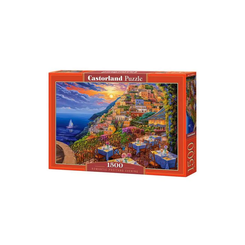 ROMANTYCZNY WIECZÓR W POSITANO PUZZLE 1500 ELEMENTÓW CASTORLAND 14+ ROMANTYCZNY WIECZÓR W POSITANO PUZZLE 1500 ELEMENTÓW CASTORLAND 14+