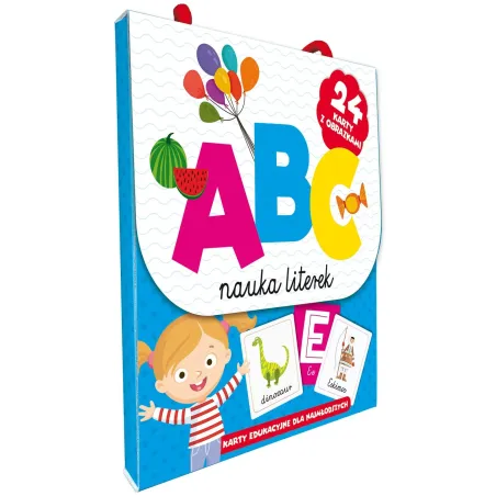 ABC NAUKA LITEREK. KARTY EDUKACYJNE DLA NAJMŁODSZYCH