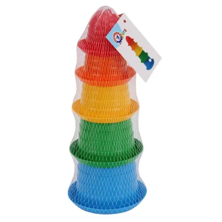 Piramidka Edukacyjna Sombrero 5 Elementów Technok 12M+ Piramidka Edukacyjna Sombrero 5 Elementów Technok 12M+