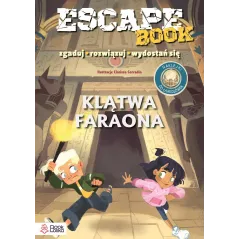 KLĄTWA FARAONA. ESCAPE BOOK. ZGADUJ, ROZWIĄZUJ, WYDOSTAŃ SIĘ - Bookolika