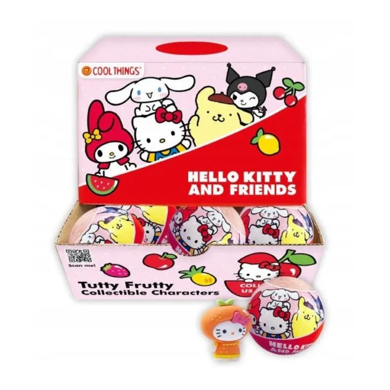 HELLO KITTY KUROMI KULKA NIESPODZIANKA TUTTY FRUTTY 3+ HELLO KITTY KUROMI KULKA NIESPODZIANKA TUTTY FRUTTY 3+