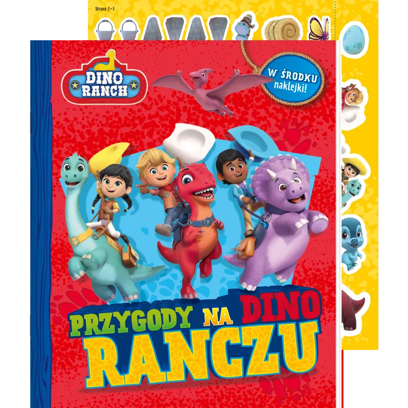 PRZYGODY NA DINO RANCZO. DINO RANCH. ACTIVITY Z NAKLEJKAMI
