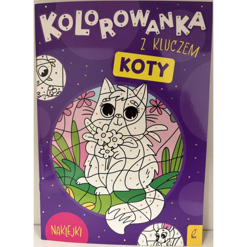 KOTY. KOLOROWANKA Z KLUCZEM
