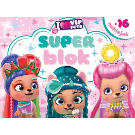 I LOVE VIP PETS. SUPERBLOK Z NAKLEJKAMI