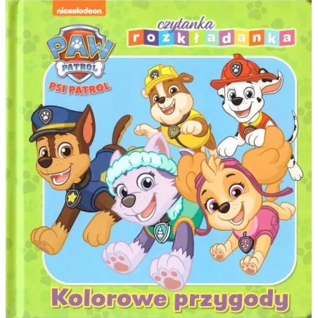 PSI PATROL CZYTANKA ROZKŁADANKA KOLOROWE PRZYGODY - Media Service Zawada