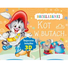 KOT W BUTACH ROZKŁADANKI BAJECZNA KSIĄŻKA 3D II GATUNEK
