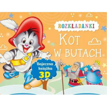 KOT W BUTACH ROZKŁADANKI BAJECZNA KSIĄŻKA 3D II GATUNEK