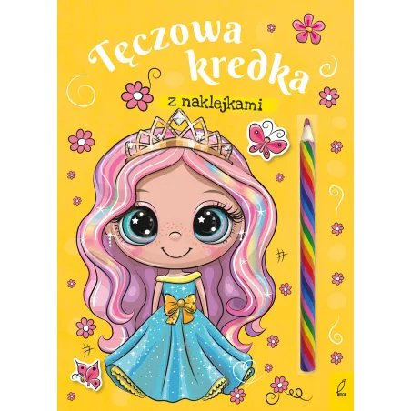 Królewna Tęczowa Kredka Z Naklejkami Ii Gatunek
