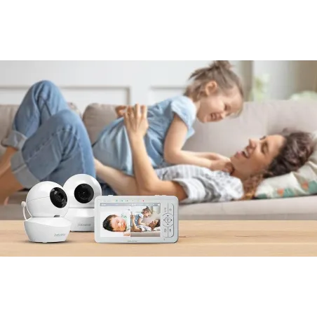 Elektroniczna Niania Babysense Hd S2 5" 2 Kamery Dwukierunkowe 4000Mah