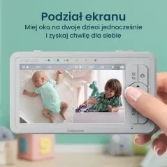 ELEKTRONICZNA NIANIA BABYSENSE HD S2 5" 2 KAMERY DWUKIERUNKOWE 4000MAH