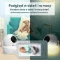 Elektroniczna Niania Babysense Hd S2 5" 2 Kamery Dwukierunkowe 4000Mah Elektroniczna Niania Babysense Hd S2 5" 2 Kamery Dwukierunkowe 4000Mah