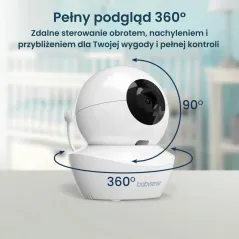 ELEKTRONICZNA NIANIA BABYSENSE HD S2 5" 2 KAMERY DWUKIERUNKOWE 4000MAH