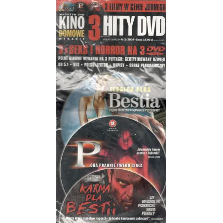 BESTIA + ONA PRAGNIE TWEGO CIAŁA + KARMA DLA BESTII DVD PL