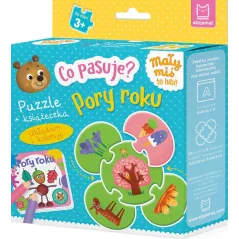 Pory roku. Co pasuje Puzzle książeczka Anna Podgórska