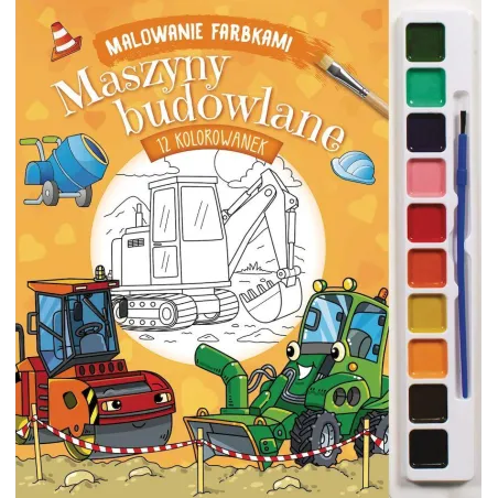 Maszyny Budowlane. Malowanie Farbkami
