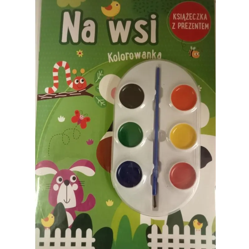 NA WSI. KOLOROWANKA Z FARBKAMI