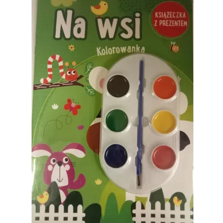 NA WSI. KOLOROWANKA Z FARBKAMI