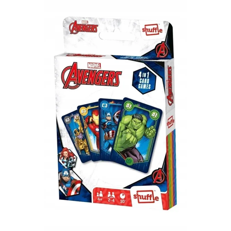 AVENGERS 4W1 GRA KARCIANA CARTAMUNDI 4+